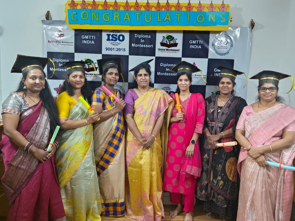 Recognized Montessori diploma certificate teacher training institute