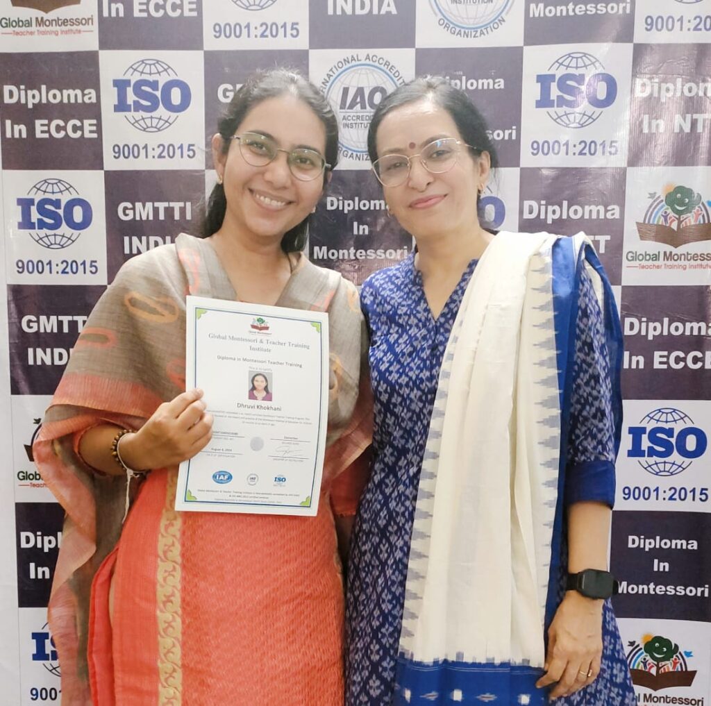 Professional educators attending Montessori training program